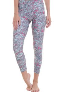 legging écologique 7/8 ultra haute taille paisley vibes